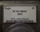 2004 $5 Gold Eagle MS69