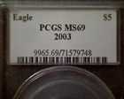 2003 $5 Gold Eagle MS69