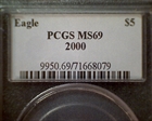 2000 $5 Gold Eagle MS69