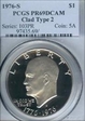 1976-S $1 Clad Type 2 PR69DCAM