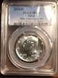 2014-D 50C Silver, 50th Anniversary Set MS69