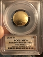 2020-W $5 Basketball Hall of Fame First Strike MS70