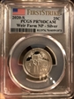 2020-S 25C Weir Farm NP - Silver PR70DCAM