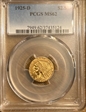 1925-D $2.50 MS62