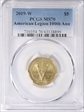2019-W $5 American Legion 100th Ann MS70