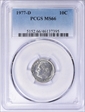 1977-D 10C MS66