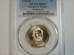 2011-D $1 Ulysses S. Grant Position B MS67