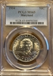 1934 50C Maryland MS65