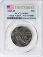 2016-D 50C 100th Anniv. Nat'l Parks First Strike MS69