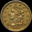1839-D $2.50 MS60