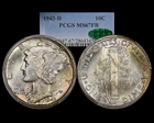 1943-D 10C MS67FB