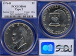 1976-D $1 Type 2 MS66