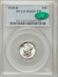 1938-D 10C MS65+ FB