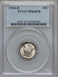 1924-D 10C MS64FB