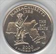 2000-D 25C Massachusetts MS67