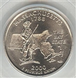 2000-P 25C Massachusetts MS68