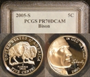 2005-S 5C Bison PR70DCAM