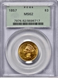 1857 $3 MS62