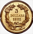 1885 $3 MS62+ 