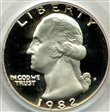 1982-S 25C PR70DCAM