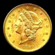 1890-S $20 MS62