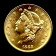 1888-S $20 MS61