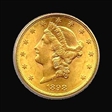 1898-S $20 MS62