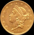 1861 $20 XF45
