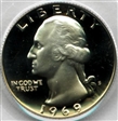 1969-S 25C PR68DCAM