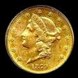 1879-S $20 AU58
