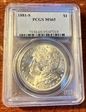 1881-S $1 MS65