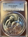 2019 25C Lowell NP 5 oz Silver MS69PL