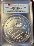 2020-P 25C Tallgrass Prairie NP 5 oz Silver First Strike SP69