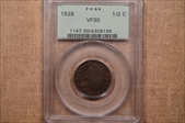 1828 1/2C 13 Stars VF30BN