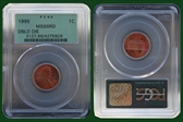 1995 1C Doubled Die Obverse MS66RD