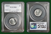 1943-D 1C MS66