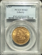 1907 $10 Liberty MS63