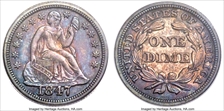 1847 10C MS64