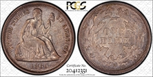 1860-O 10C AU50