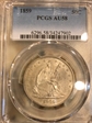 1859 50C AU58