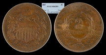 1867 2C MS62BN