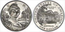 1999-P $1 Dolley Madison MS70