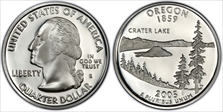 2005-S 25C Oregon PR70DCAM