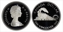 1986 S$1 Vancouver PR70DCAM