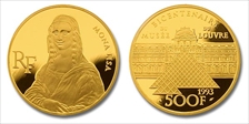 1993 500 Fr Mona Lisa Au PR69DCAM