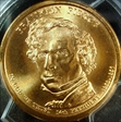 2010-D $1 Franklin Pierce - Pos A Satin Finish SP68
