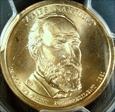 2011-P $1 James Garfield Position B MS66