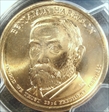 2012-D $1 Benjamin Harrison Position B MS67