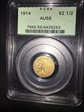 1914 $2.50 AU58