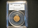 1908 $2.50 AU58